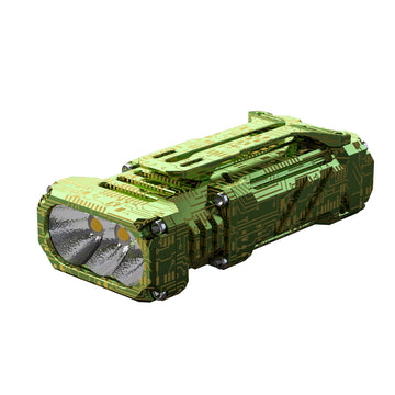 Lanterna reincarcabila EDC, 2500 LM, culoare verde, Wuben X2