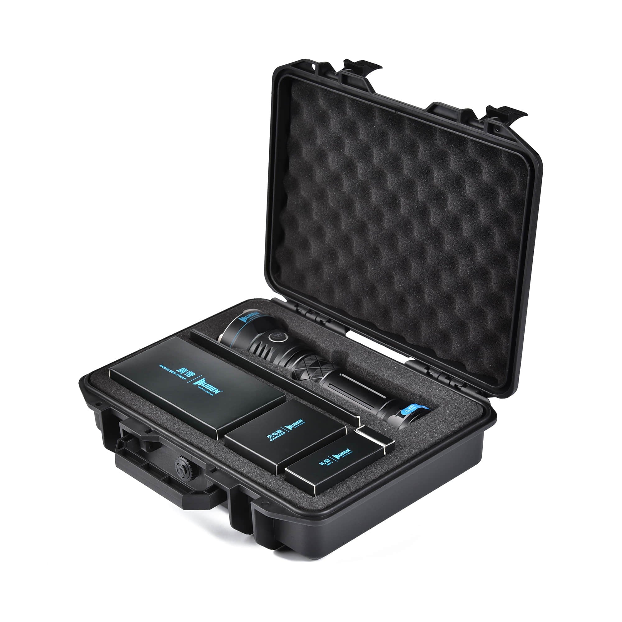 Lanterna reincarcabila de mare putere, 12000 LM, incarcare rapida, Wuben A9