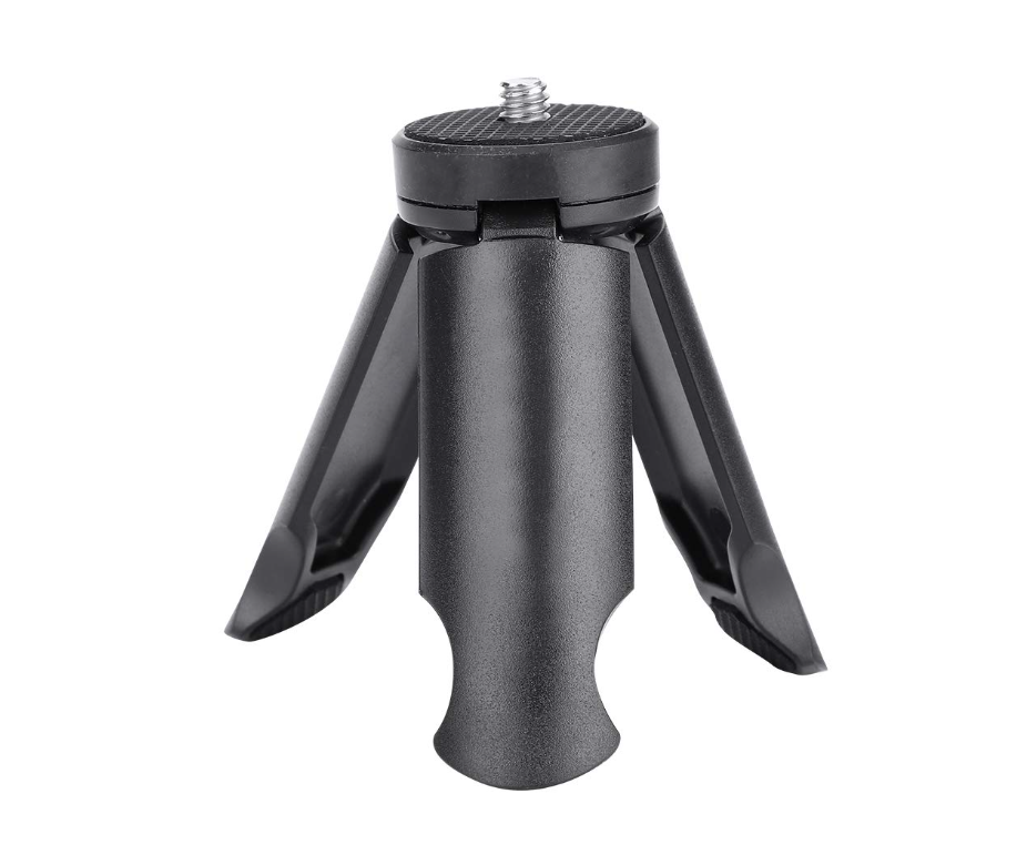 Mini trepied pentru lanterna Wuben F5, trepied de masa, de birou cu filet de 1/4 inch, negru F5-tripod