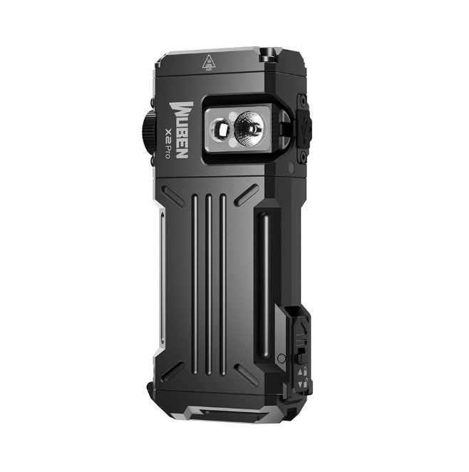 Lanterna Wuben X2 PRO cu lumina UV, 1500lm, EDC, IP68, negru